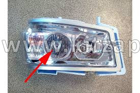 Фара правая (без линзы) LED Howo HW76 WG9719720002